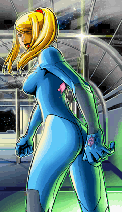This is the first apperance of the Zero Suit in Metroid: Zero Mission on the GBA.