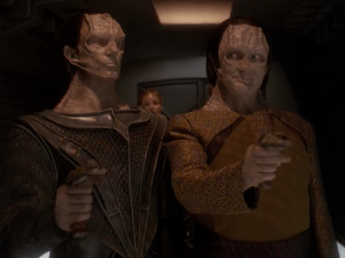 Garak and Ducat are Cardassians with similar aims, but very different methods.