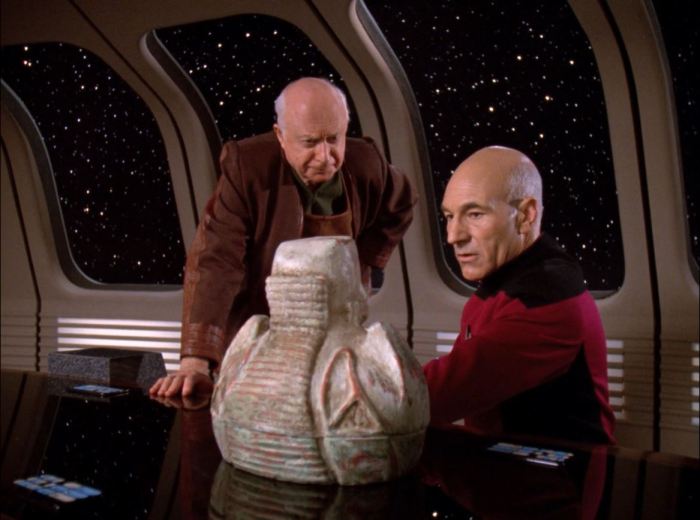 Jean Luc with his favourite archeology professor Richard Galen.